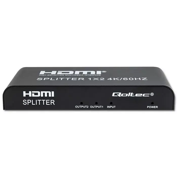 HDMI splitter QOLTEC 51797 — 2 outputs, 4K 60Hz Photo 5