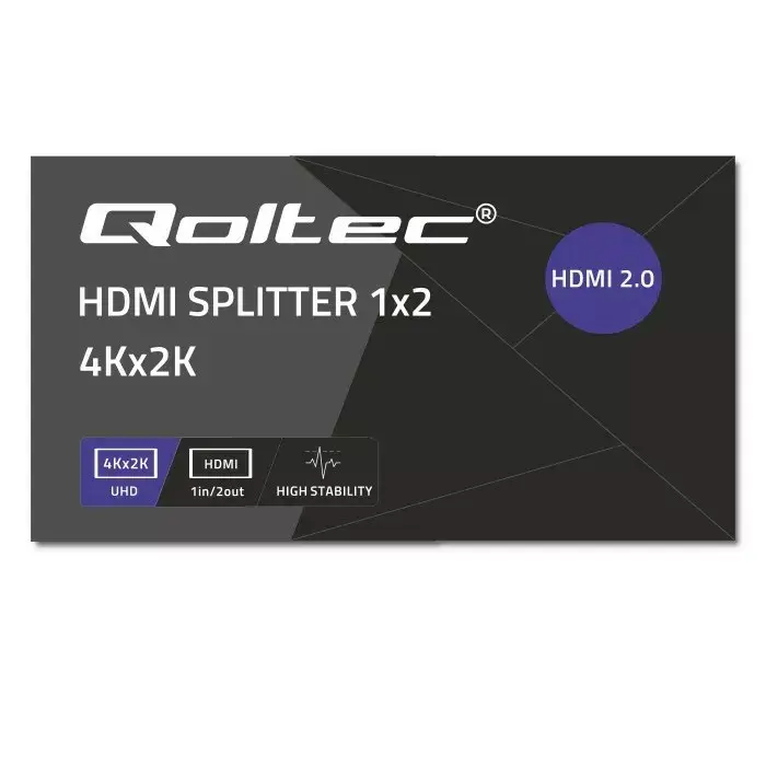 HDMI splitter QOLTEC 51797 — 2 outputs, 4K 60Hz Photo 9