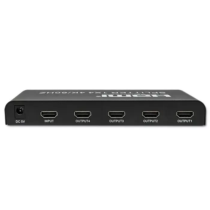 HDMI splitter QOLTEC 51799 — 4× outputs, 4K 60Hz Photo 5
