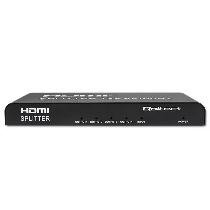 HDMI splitter QOLTEC 51799 — 4× outputs, 4K 60Hz Photo 6