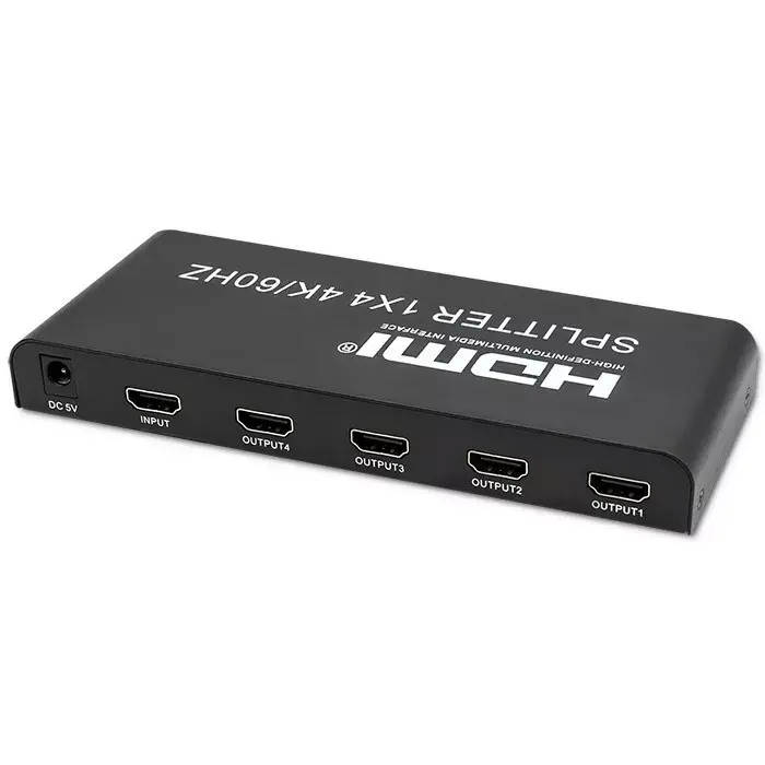 HDMI splitter QOLTEC 51799 — 4× outputs, 4K 60Hz Photo 7