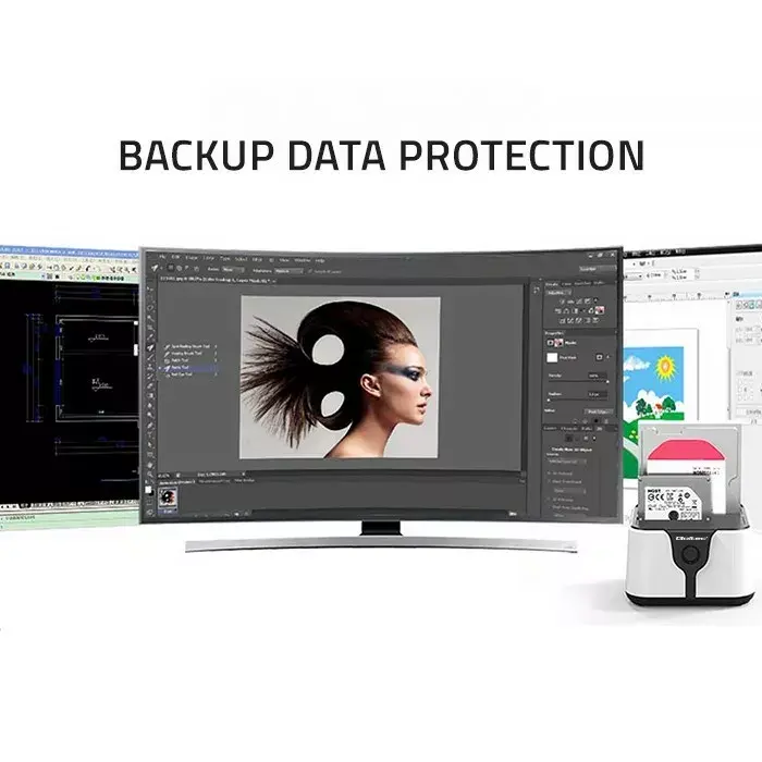 Док-станция QOLTEC 50309 для 2.5"/3.5" SATA Photo 4