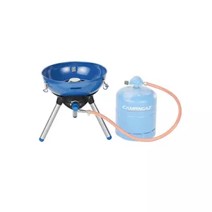 Kontaktgrils Campingaz Party Grill 400, apaļš zils, 2000 W, 360×360×420 mm