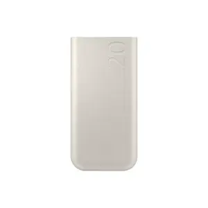 Повербанк Samsung EB-P4520XUEGEU 20000 mAh, USB-C вход/выход, 45 Вт PD, Quick Charge 2.0, 3 выхода, бежевый