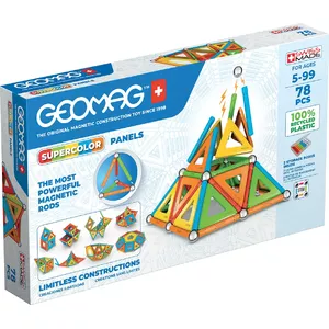 Neodymium magnet toy Geomag SuperColor Panels Multicolour 5-99 years