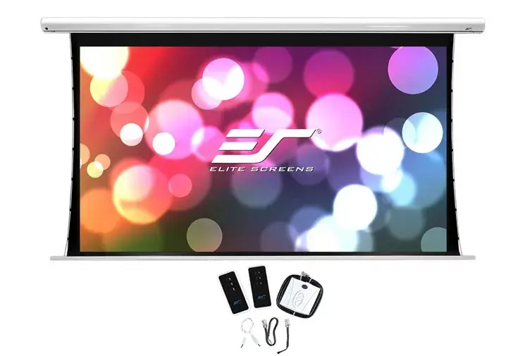 Elite Screens Saker Tab Tension SKT150XHW2-E24 моторизованный экран Photo 2