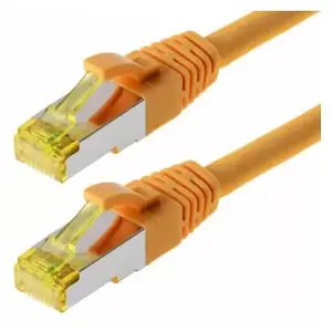 Сетевой кабель Helos Cat 6a S/FTP 1 м Желтый