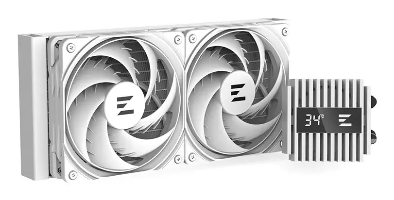 Visi vienā šķidruma dzesētājs Zalman ALPHA2 A24 WHITE Photo 3