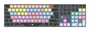 Keyboard LogicKeyboard LKB-PT-TM — Full-size (100%) Bluetooth QWERTZ German, Titanium Grey
