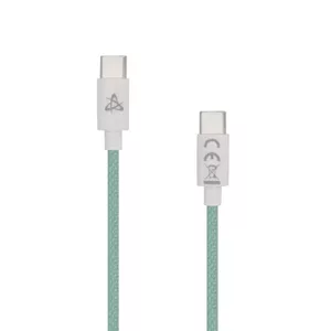 SBOX KABELIS USB TYPE C -> USB TYPE C M/M 1M Zaļš 60W