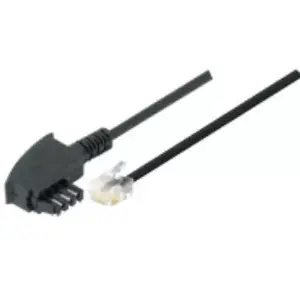 Cable Tecline TAE N - RJ11 3m Black