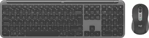 Logitech MK950 Signature Slim Keyboard Mouse included Office RF Wireless + Bluetooth QWERTY US International Graphite
