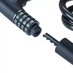 Bicycle cable lock Yale YCC0/12/100/2 — 12 mm combination and key cable lock