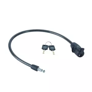 Cable lock Yale YCK0/10/60/2 — 10 mm steel cable, loop ends, portable security