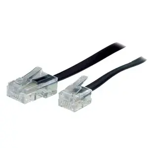 Telephone cable Tecline 74315 15 m Black