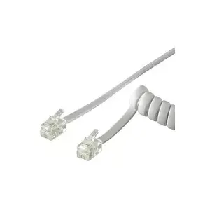 RJ-10 Кабель Goobay 68601 4м Белый