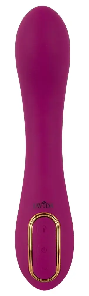 Надувной вибратор Javida Silicone Pink — для G‑точки, перезаряжаемый Photo 3