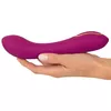 Надувной вибратор Javida Silicone Pink — для G‑точки, перезаряжаемый Photo 7