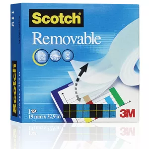 Kancelejas lente Scotch 8111933, caurspīdīga, 33 m, 19 mm platums, 1 gb