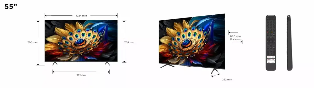 Телевизор TCL C65 Series 55 дюймов 4K QLED Photo 2