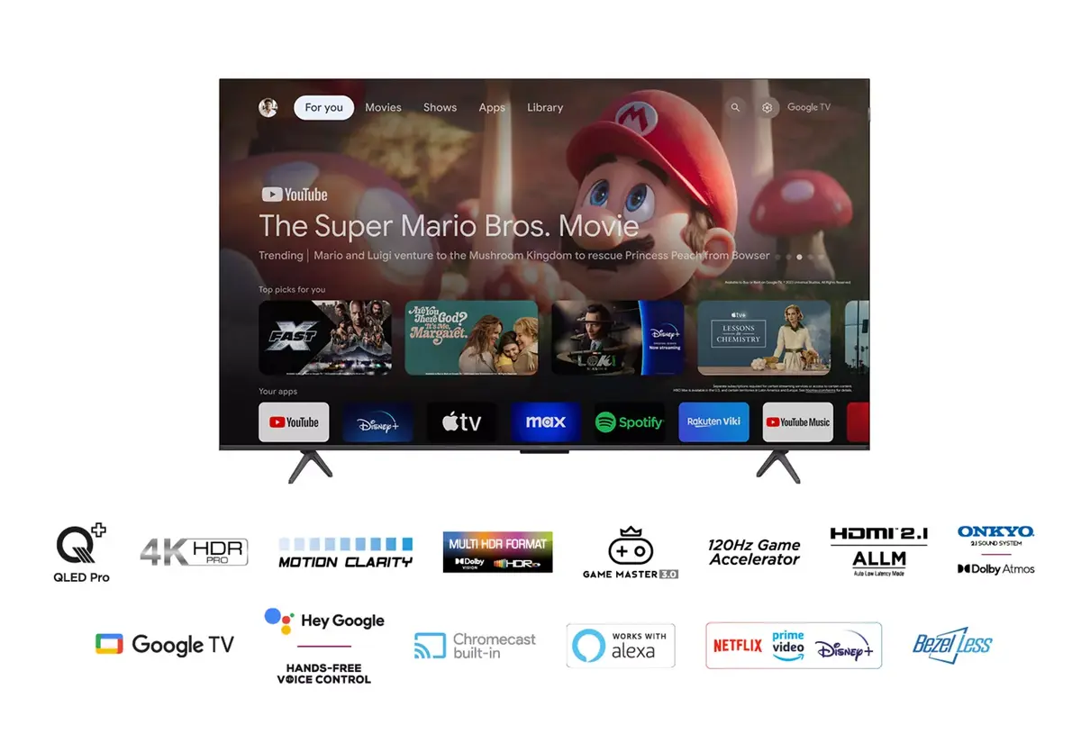 Телевизор TCL C65 Series 55 дюймов 4K QLED Photo 4