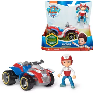 Kvadracikls PAW Patrol Ryder’s Rescue ATV Rotaļlietu Transportlīdzeklis Ar Kolekcionējamo Figūru