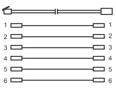 Cable Goobay TEL 6P6C/RJ12 Photo 2