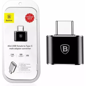 Baseus CATOTG-01 Adapters USB C spraudkontakts - USB A ligzda OTG