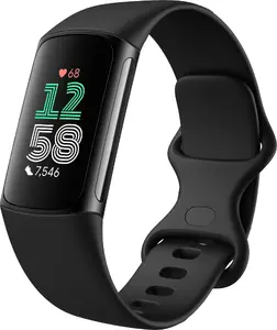 Fitbit by Google Charge 6 aktivitātes izsekotājs, melns GA05183-EU