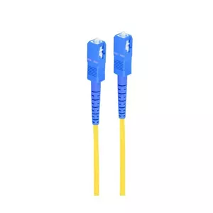 Fibre optic cable ShiverPeaks BS07-106012 SC OS2 0.5 m Yellow