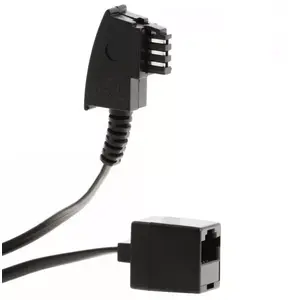 Telephone Cable Helos 014149 0.2 m Black