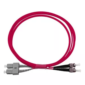Fibre optic cable BlueOptics SFP3233FU0.5MK SC ST OM4 0.5 m Magenta
