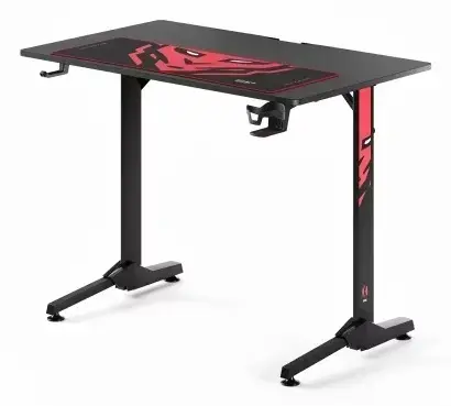 Стол Diablo X-Mate Black — столешница из углеродного волокна Photo 2