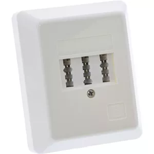 Surface Mounted Telephone Box InLine TAE-N/F/N