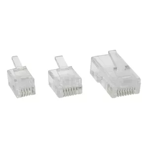 InLine Modular Plug 6P4C RJ11 for Flat Cable 73014