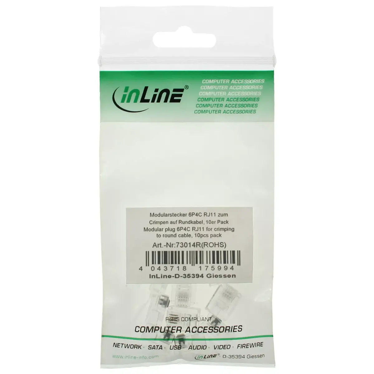 Modular Plug InLine 73014R Photo 2