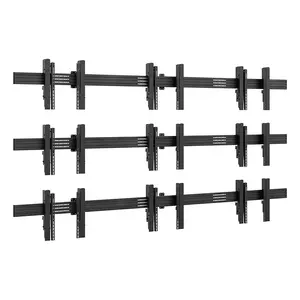 Fixed Mount Hagor 3344 Video Wall Display Mount Black 40kg 55"