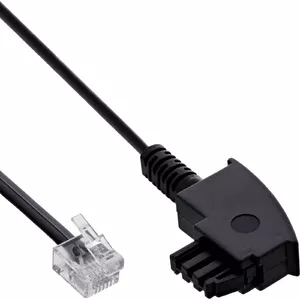 InLine ADSL Splitter Cable TAE-F German 6P2C DEC male 15m