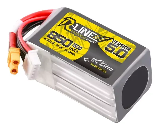 Akumulators Tattu R-Line 5.0 LiPo 850 mAh 14,8 V Photo 2