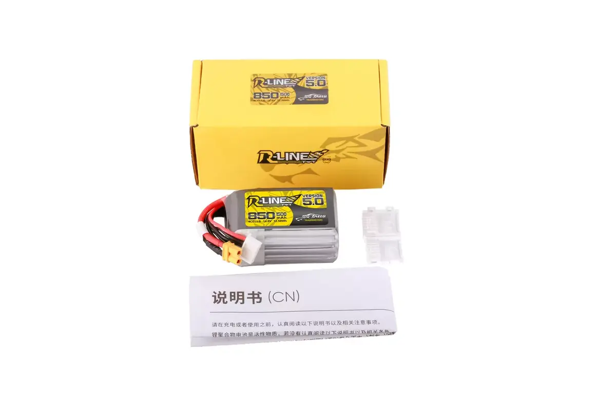 Akumulators Tattu R-Line 5.0 LiPo 850 mAh 14,8 V Photo 3