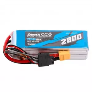 LiPo battery Gens ace G-Tech Soaring 2800mAh 14.8V 60C 4S1P with XT60 plug