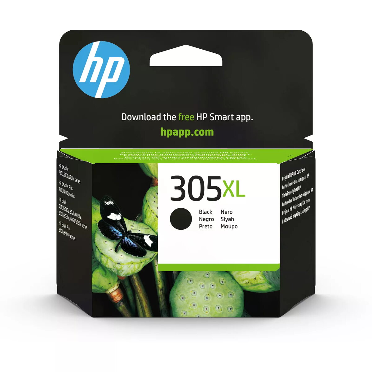 Kārtridžs HP 305XL Hojtydende pigmentēts melns