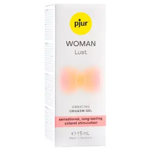 Arousal gel pjur WOMAN LUST 15 ml — vibrating/clitoral stimulation, water-based, 15 ml