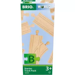 Track set BRIO Starter Track Pack 12 pieces beige