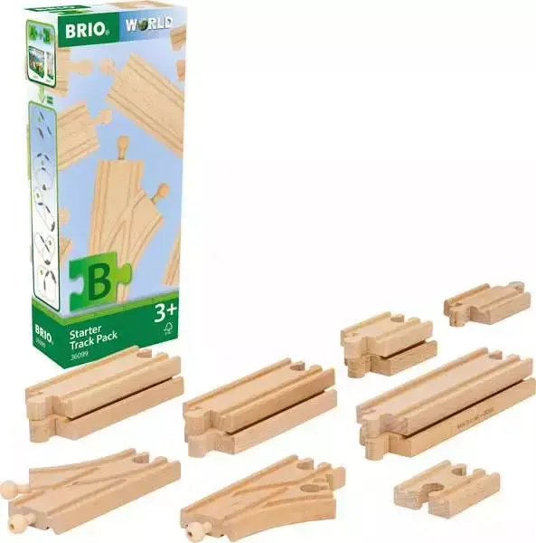 Sliežu komplekts BRIO Starter Track Pack Photo 2