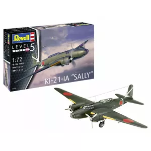 Plastic model kit REVELL Ki-21-LA Sally 1/72 scale — assembly aircraft model