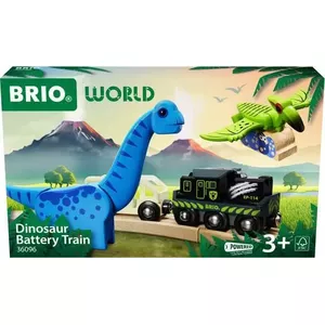 Поезд BRIO Динозавр Батарейный Многоцветный Дерево 3+