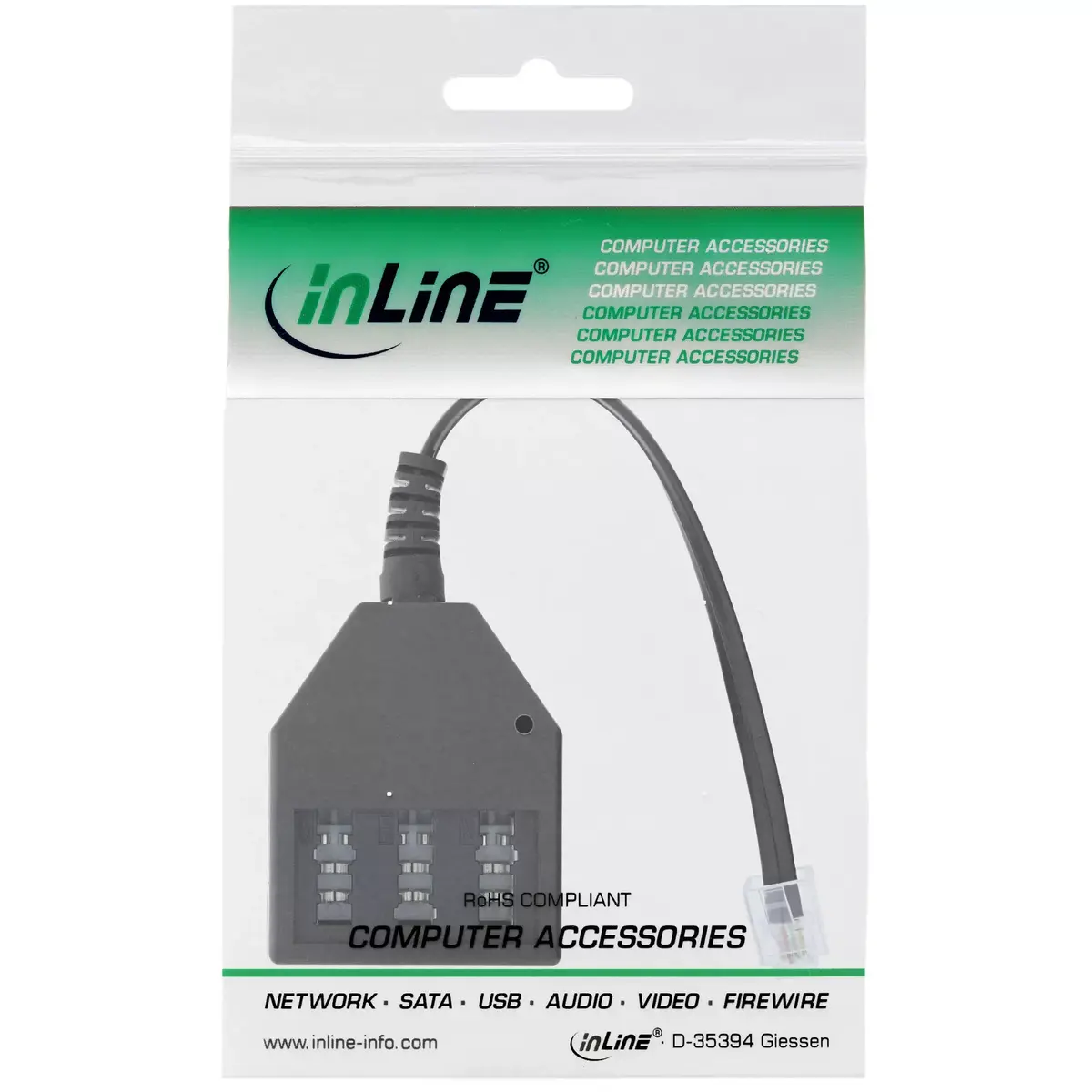InLine TAE adaptera kabelis 69942A Photo 2