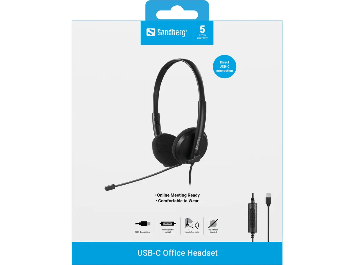 Sandberg USB-C Office austiņas Photo 6