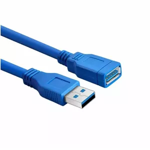 Удлинитель USB-A RoGer RO-USBA-EXT-3M-BE, USB 3.0 5 Гбит/с, длина 3 м, гнездо–штекер